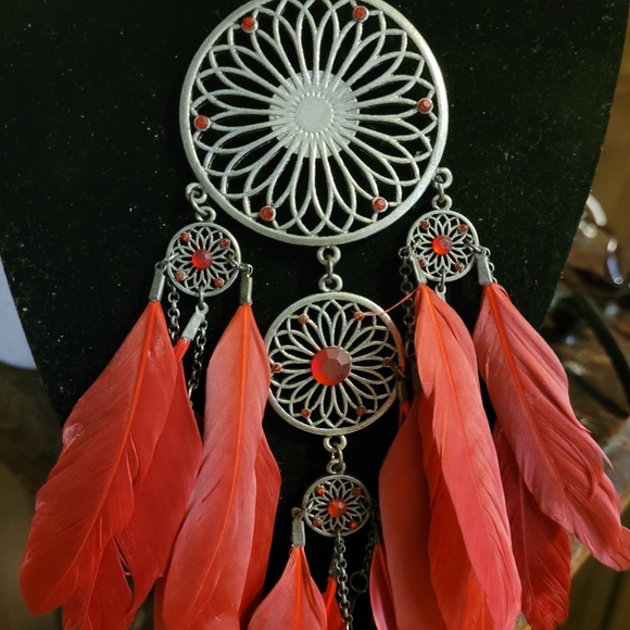 NWT- 30" Statement Dream Catcher Necklace - Picture 6 of 6
